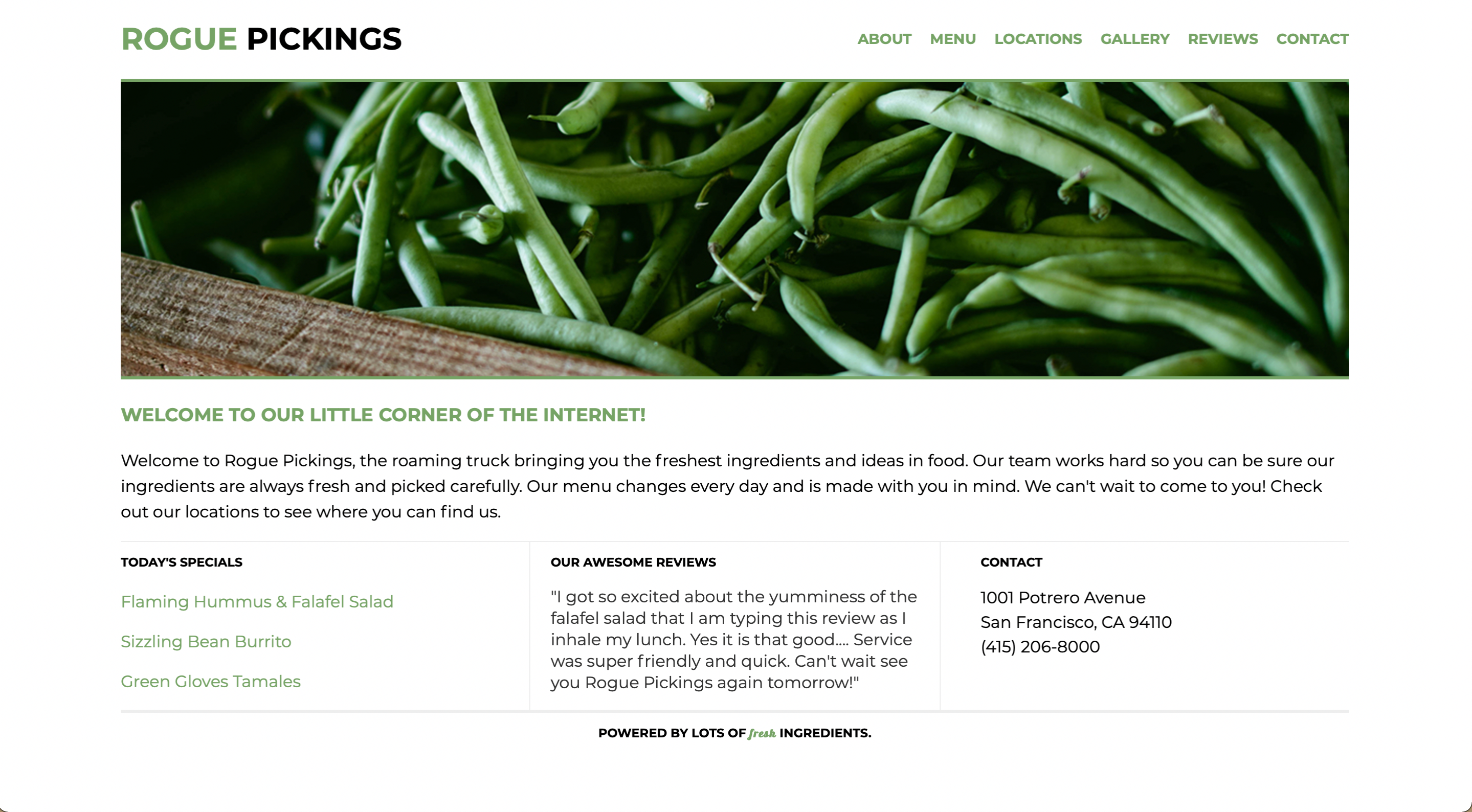 Rogue Pickings site